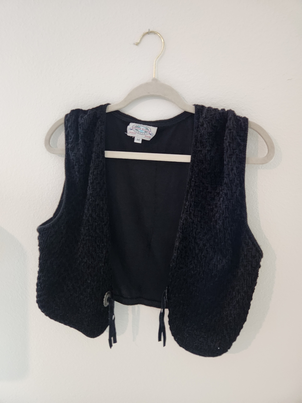 Bohemian Vintage Cropped Vest